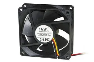 Ventola Per Case 80X80X25Mm Bk 12V Connettore 3 Fili Con Viti Incluse - immagine 1