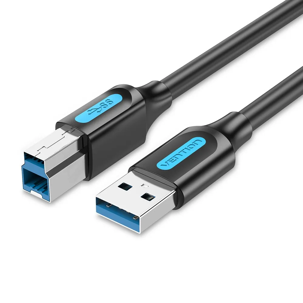 Vention COOBI cavo USB USB 3.2 Gen 1 (3.1 Gen 1) 3 m USB A USB B Nero - immagine 1