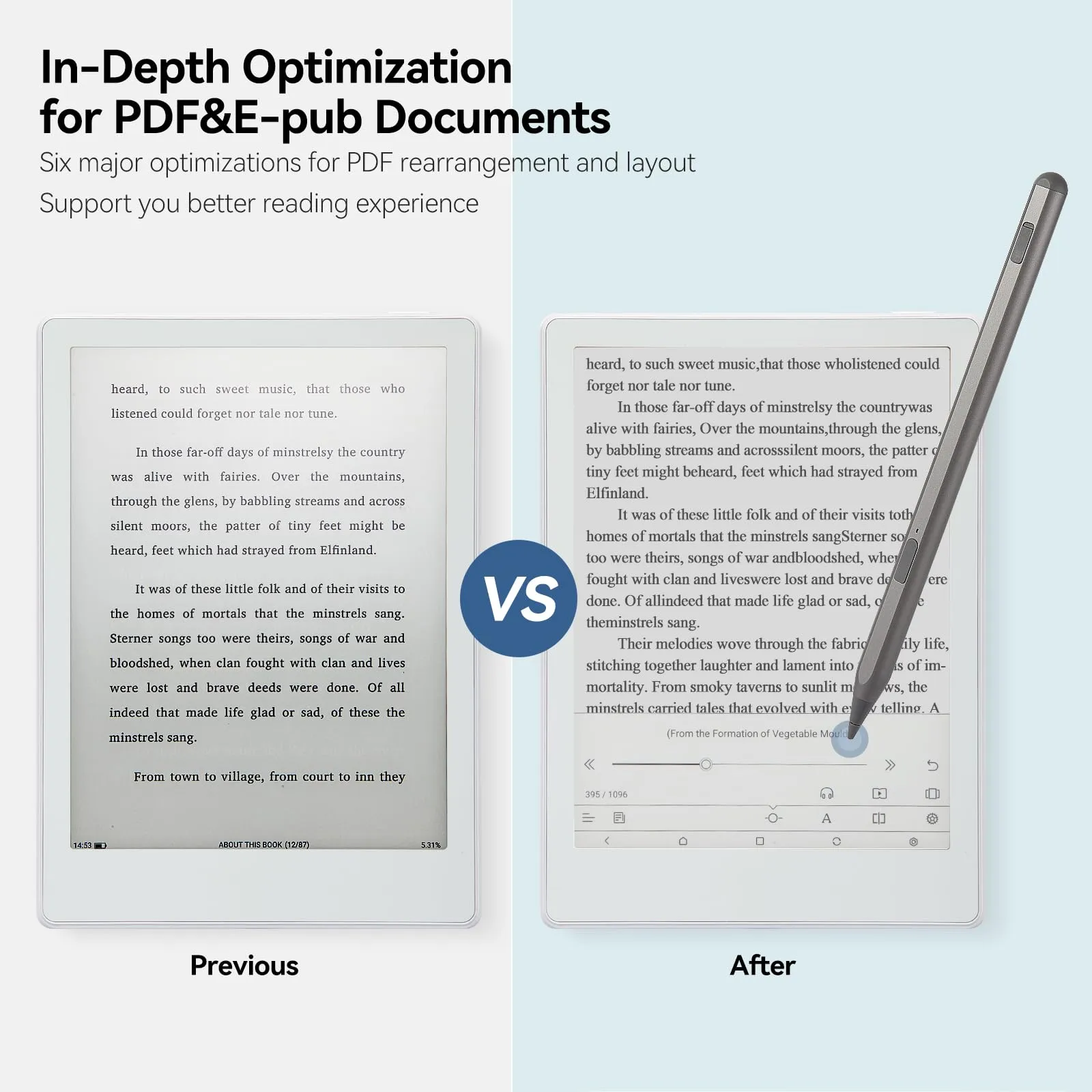 Meebook E-Reader M8 | Schermo Eink Carta 7.8' | 300PPI Smart Light | Android 14 | Processore Octa Core | Doppio microfono e altoparlanti | Supporto Play Store | Scrittura a mano | 4GB+64GB | Bianco - immagine 4