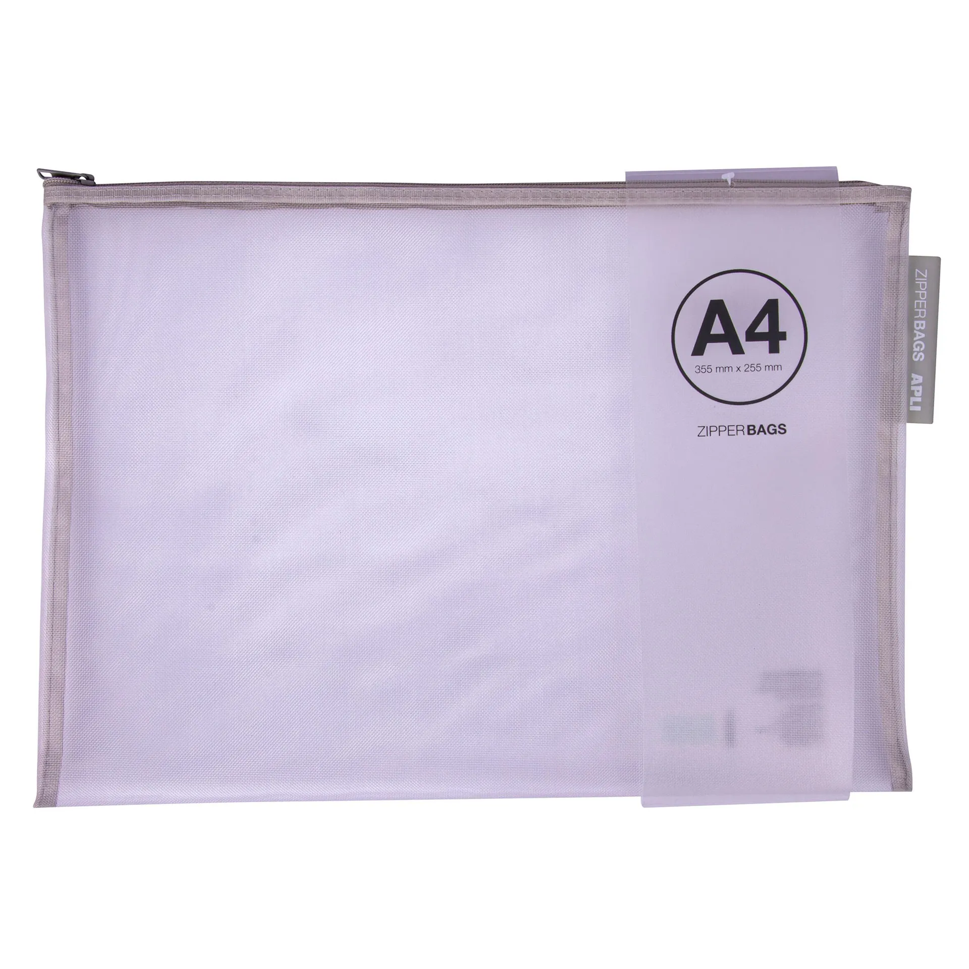 Buste Apli A4 in nylon traspirante - Piacevole al tatto portatili resistenti e durevoli - Ideali per documenti apparecchiature elettroniche e viaggi - Colori assortiti - immagine 1
