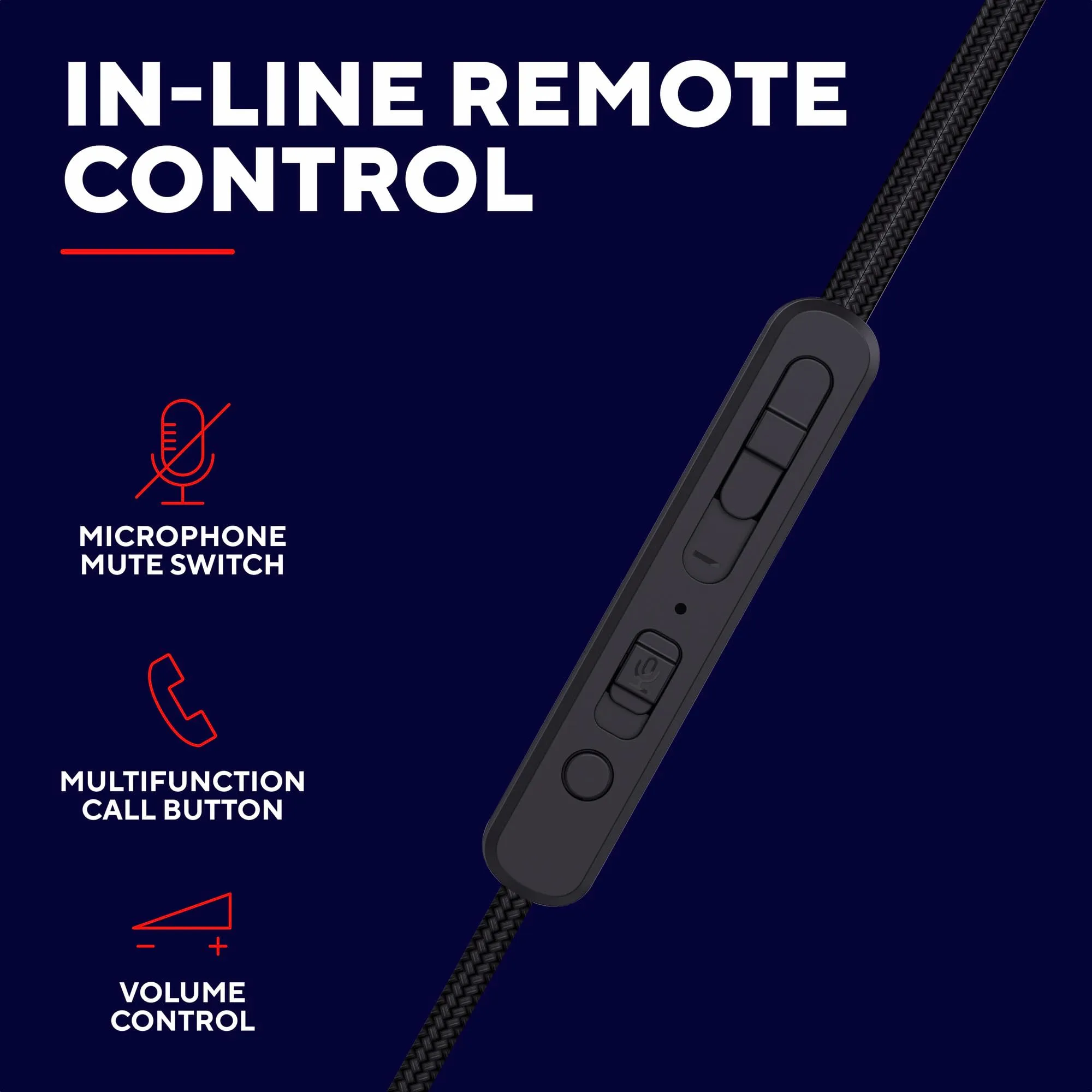 GXTrust Pine Auricolari Gaming con Filo 3.5 mm, Cuffie In Ear Gaming, Nero - immagine 6