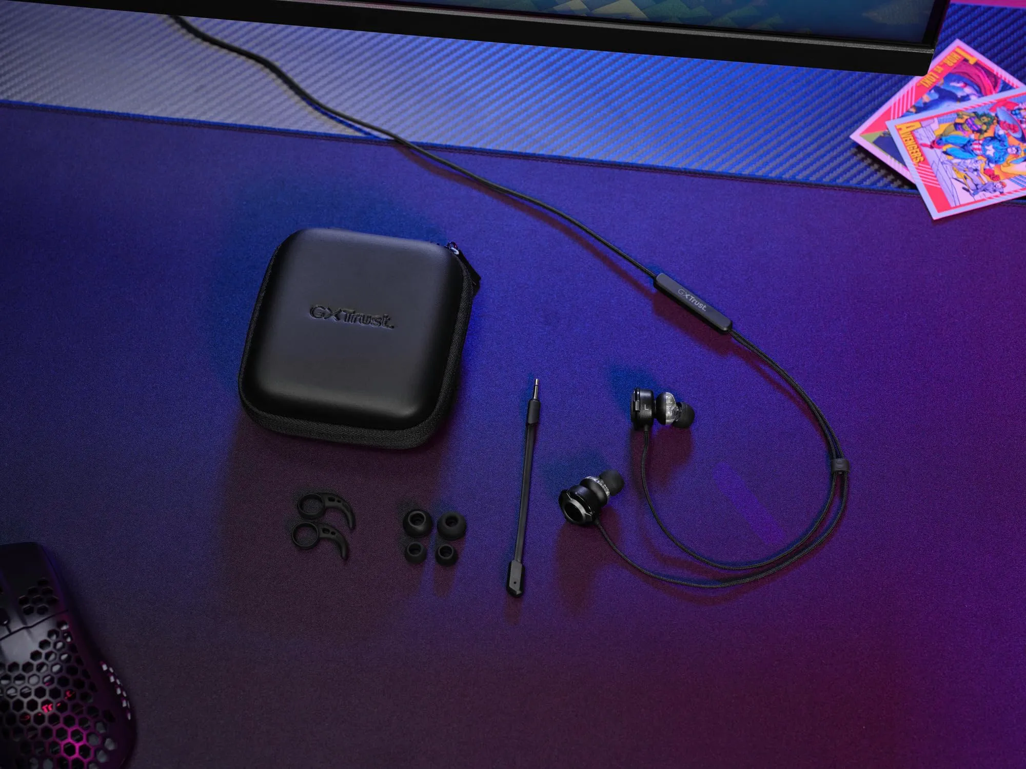 GXTrust Pine Auricolari Gaming con Filo 3.5 mm, Cuffie In Ear Gaming, Nero - immagine 9