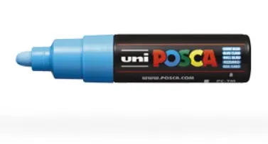 POSCA PC7M BC evidenziatore 1 pz Azzurro - immagine 1