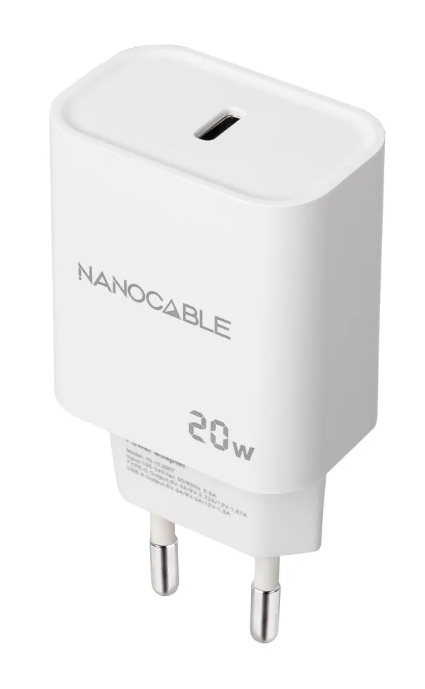 Nanocable 10.10.2005 Caricabatterie per dispositivi mobili Universale Bianco AC Interno - immagine 1
