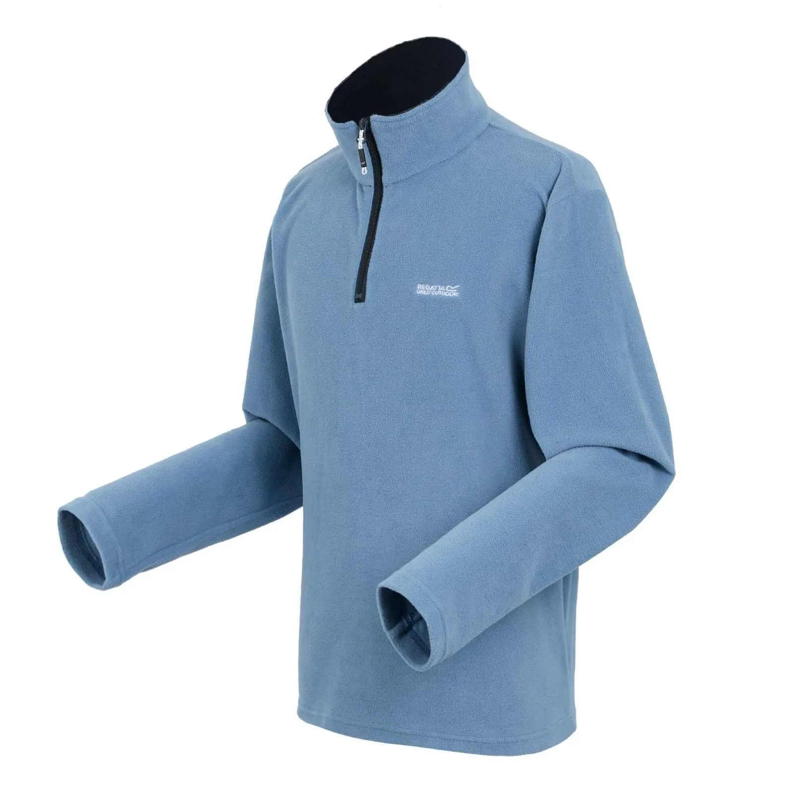 Regatta Uomo Felpa con Zip in Pile Thompson, Coronet Blue, S - immagine 5