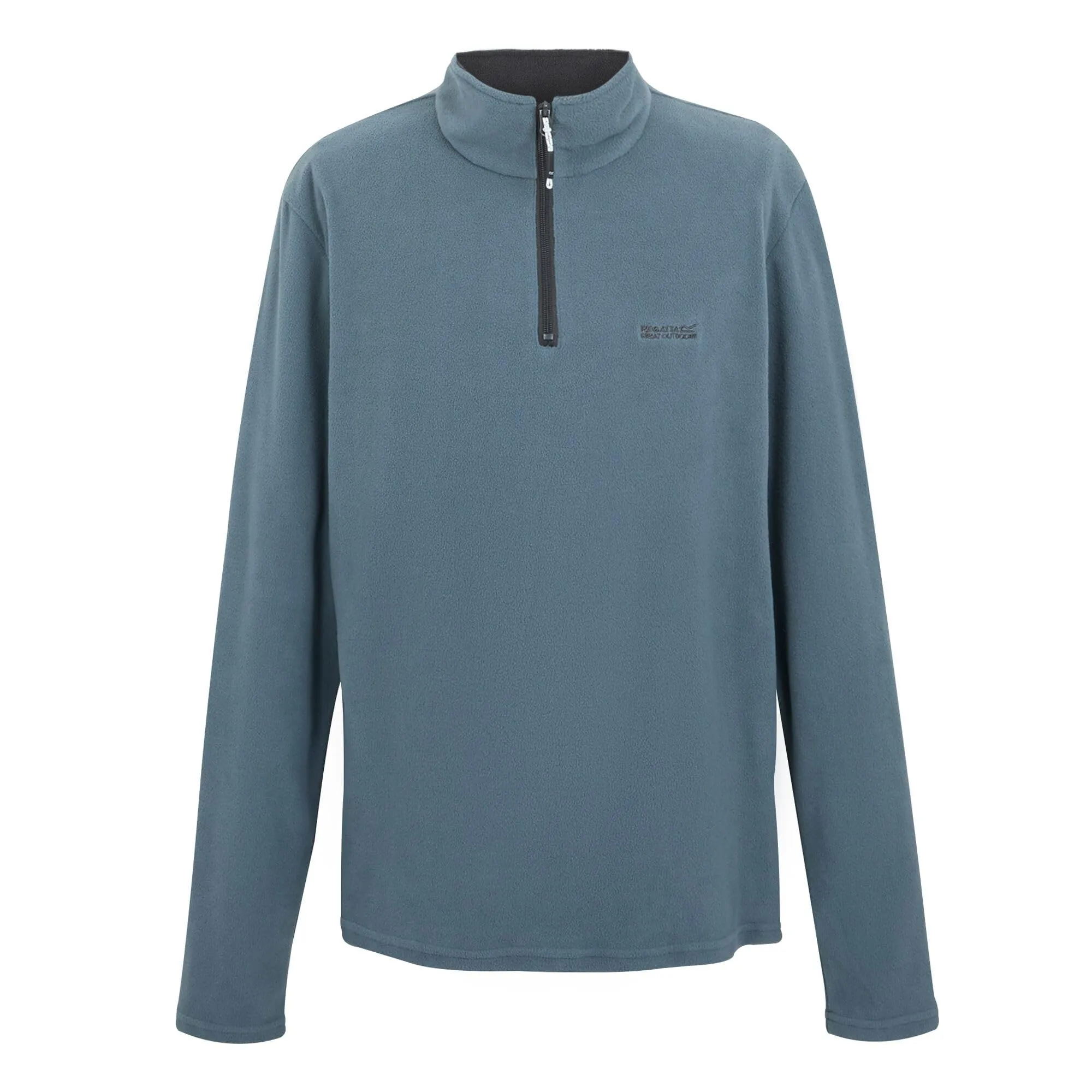 Regatta Uomo Felpa con Zip in Pile Thompson, Stormy Weather, 3XL - immagine 1