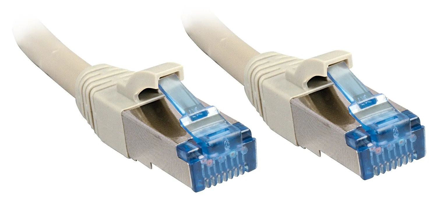 Lindy Cavo Cat.6A S/Ftp Pimf Lsoh Grigio 3M - immagine 1