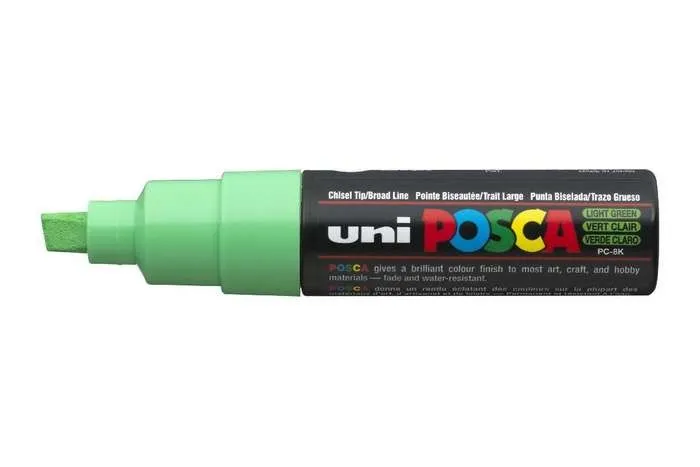 POSCA uni PC-8K evidenziatore 1 pz Punta smussata Verde - immagine 1