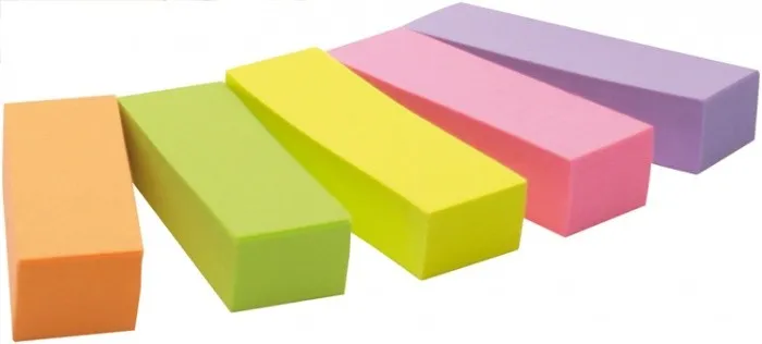 3M 670-5 pouch autoadesiva Rettangolo Multicolore 100 fogli Autoadesivo - immagine 1