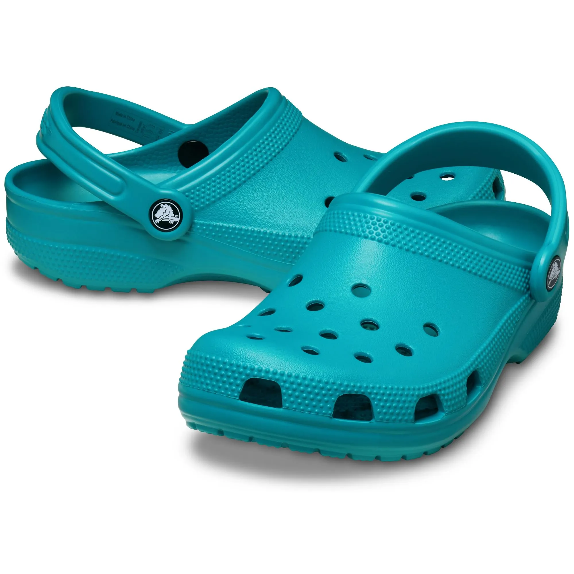 Crocs Classic Clog, Unisex, 37-38 EU, Turbo Teal - immagine 6
