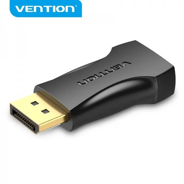 Adattatore Vention DisplayPort 1.2 maschio a HDMI 2.0 femmina 4K - Nero - immagine 1