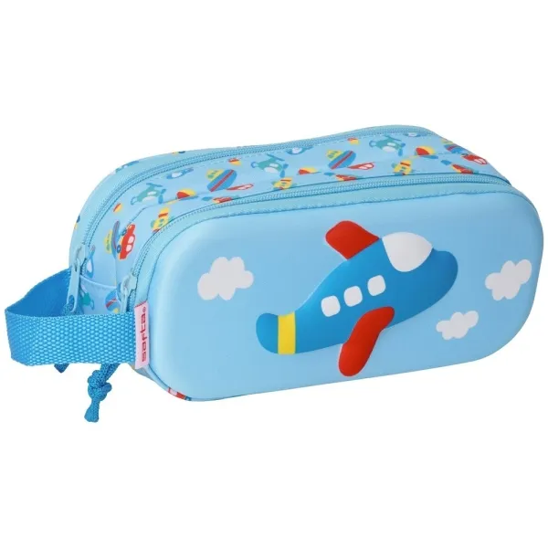 Borsa multiuso Safta Airplane - Cerniera - Maniglia laterale - Azzurro chiaro - immagine 1
