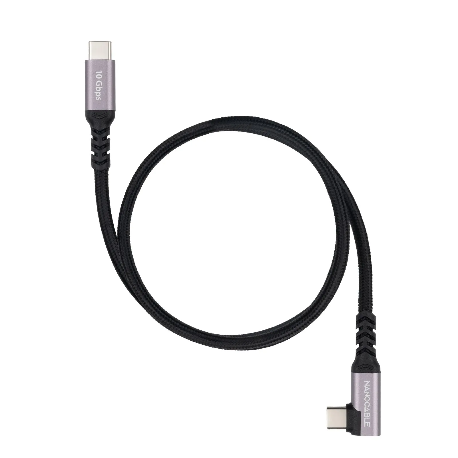 Nanocable 10.01.4700 cavo USB USB 3.2 Gen 2 (3.1 Gen 2) 05 m USB C Nero - immagine 1
