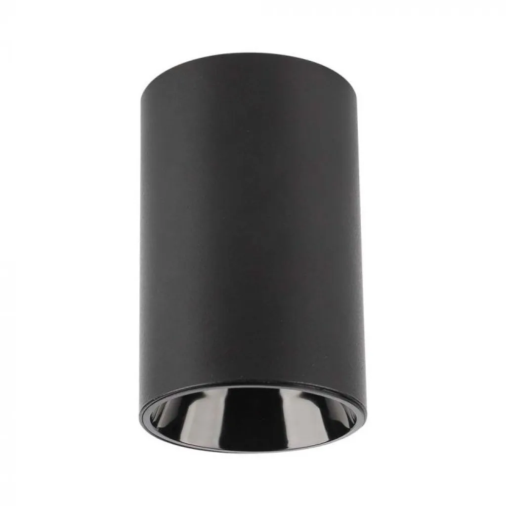 V-TAC GU10 Surface Fitting Round Black Body - immagine 1