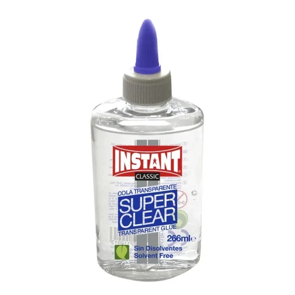 Cola Instant Classic Super Clear Trasparente 266ml - Adatta ai bambini e/o all'uso domestico - Senza solventi - Trasparente - immagine 1