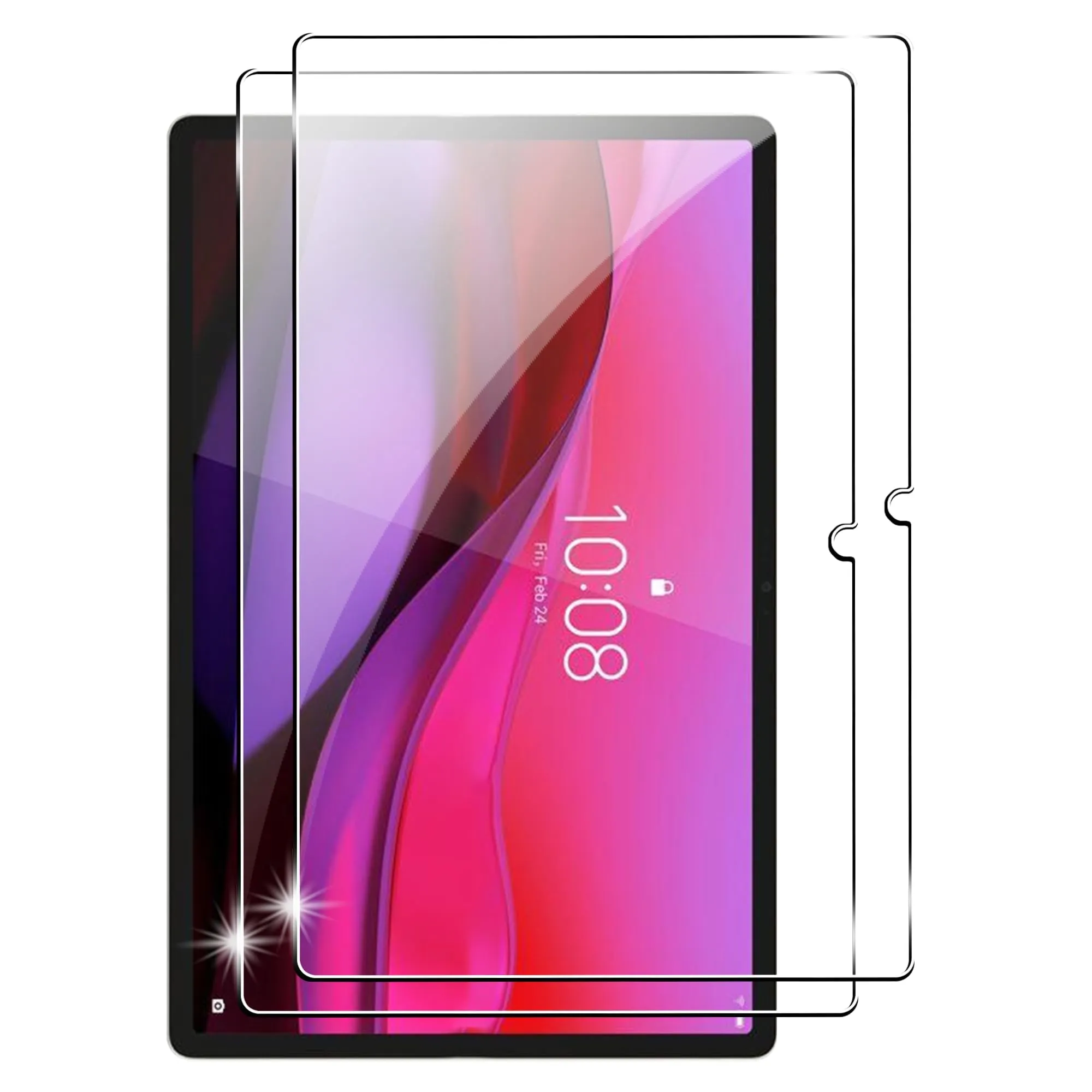CAUHENYEE Pellicola Protettiva per Lenovo Tab 10.1" 2025 Vetro Temperato, AntiGraffio - immagine 1