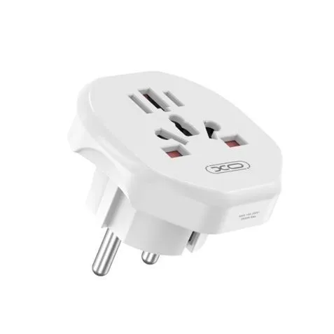 Presa da muro universale XO - Protezione bambini - 250V - 10Amp - 2500W - 582x556x494mm - Colore bianco - immagine 1