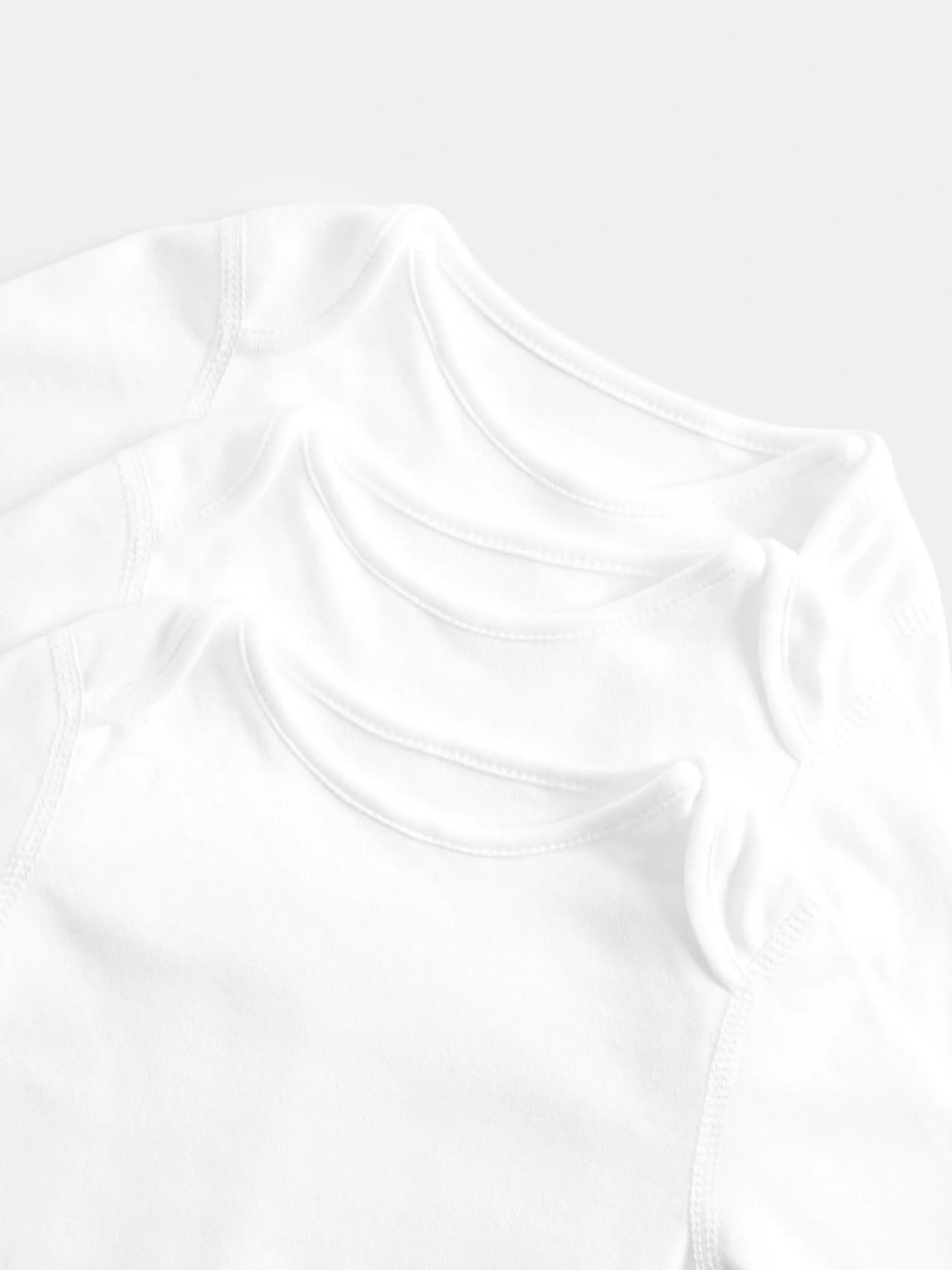 Marks & Spencer Body a maniche lunghe in puro cotone ‒ Confezione da 7 (2,3 kg-3 anni) bambini unisex Bianco 9 - immagine 7