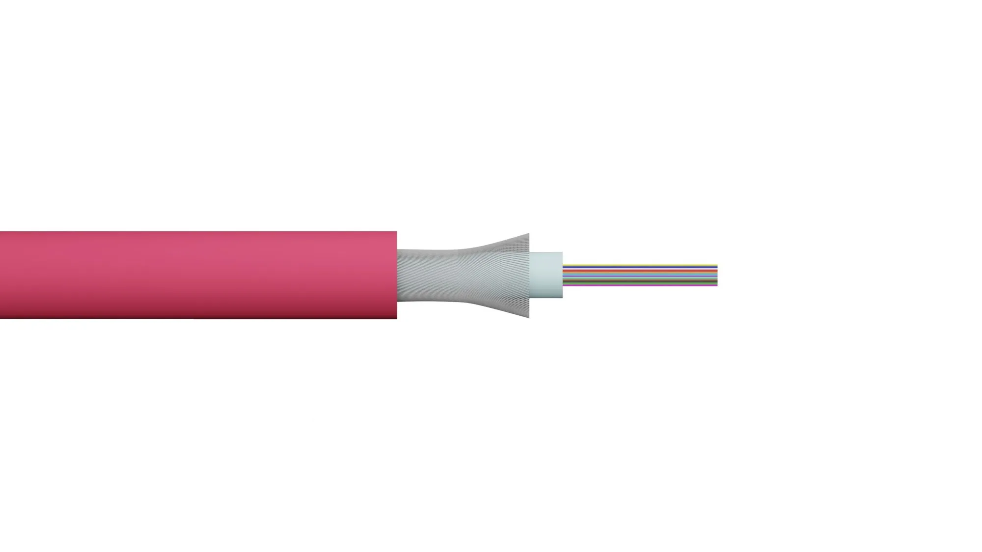 Cavo Fibra Ottica 12 Fibre Loose Om4 Antiroditore Lszh Classe B2Ca (Al Metro) - immagine 1
