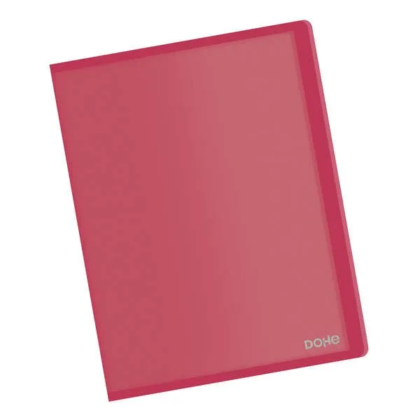 Cartella Dohe con 30 buste formato A4 - Copertina flessibile in polipropilene - Buste trasparenti saldate - Organizza i tuoi documenti con stile - immagine 1