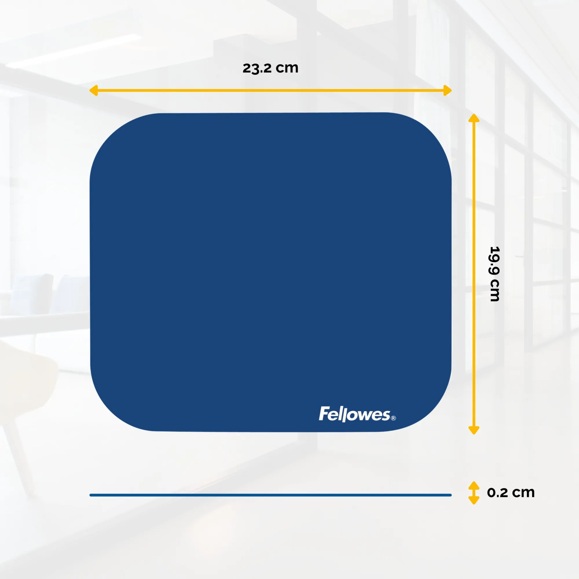 Fellowes 58021 tappetino per mouse Blu - immagine 1
