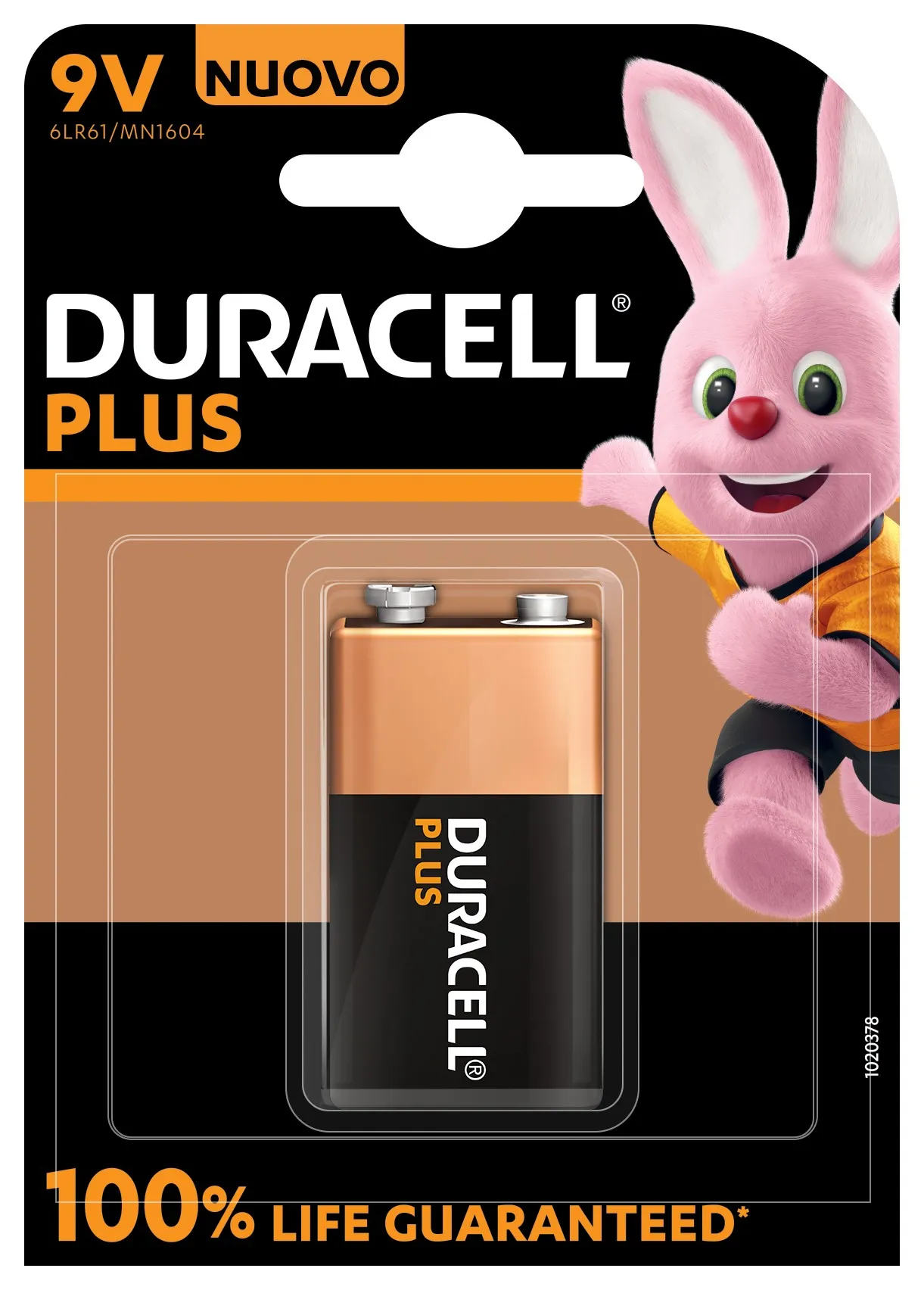 Duracell Plus 100 9V B1 x10 - immagine 1