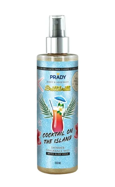 Prady Brilli Brilli Body & Hair Mist Cocktail on the Island - Flacone da 250 ml - Spray Spray - immagine 1