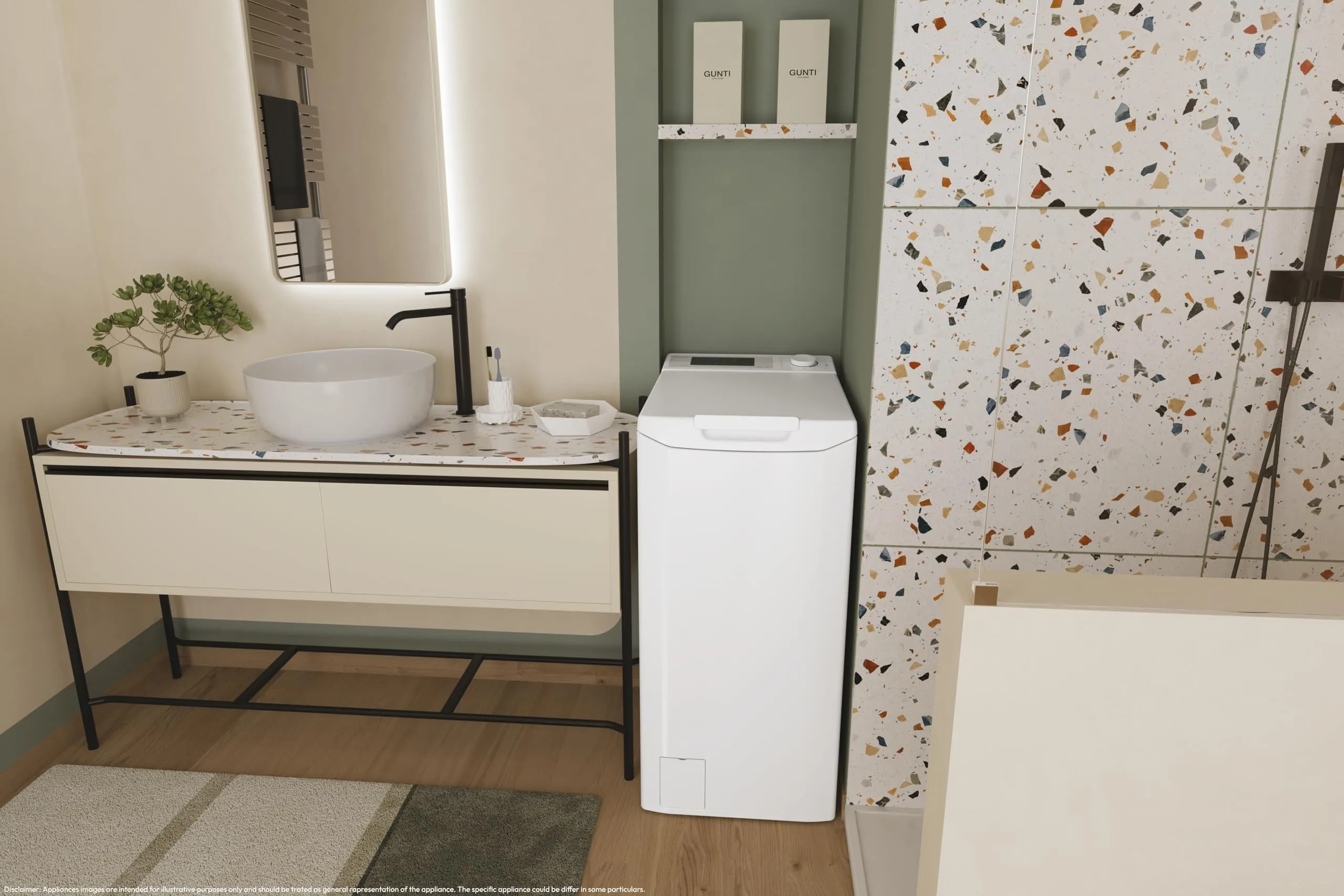 Candy ProWash 300 TCA063D3-S Lavatrice Carica dall'alto 6KG, 1000RPM, Display digitale, Controllo vocale, Connettività Wi-Fi, Snap & Wash, 17cicli, avvio ritardato 24H, apertura Gentle Touch, 75DB, - immagine 7