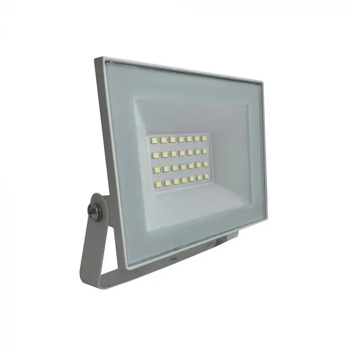 V-TAC Faro LED SMD 20W Slim E-Series con Driver Integrato Bianco 4000K IP65 - immagine 1