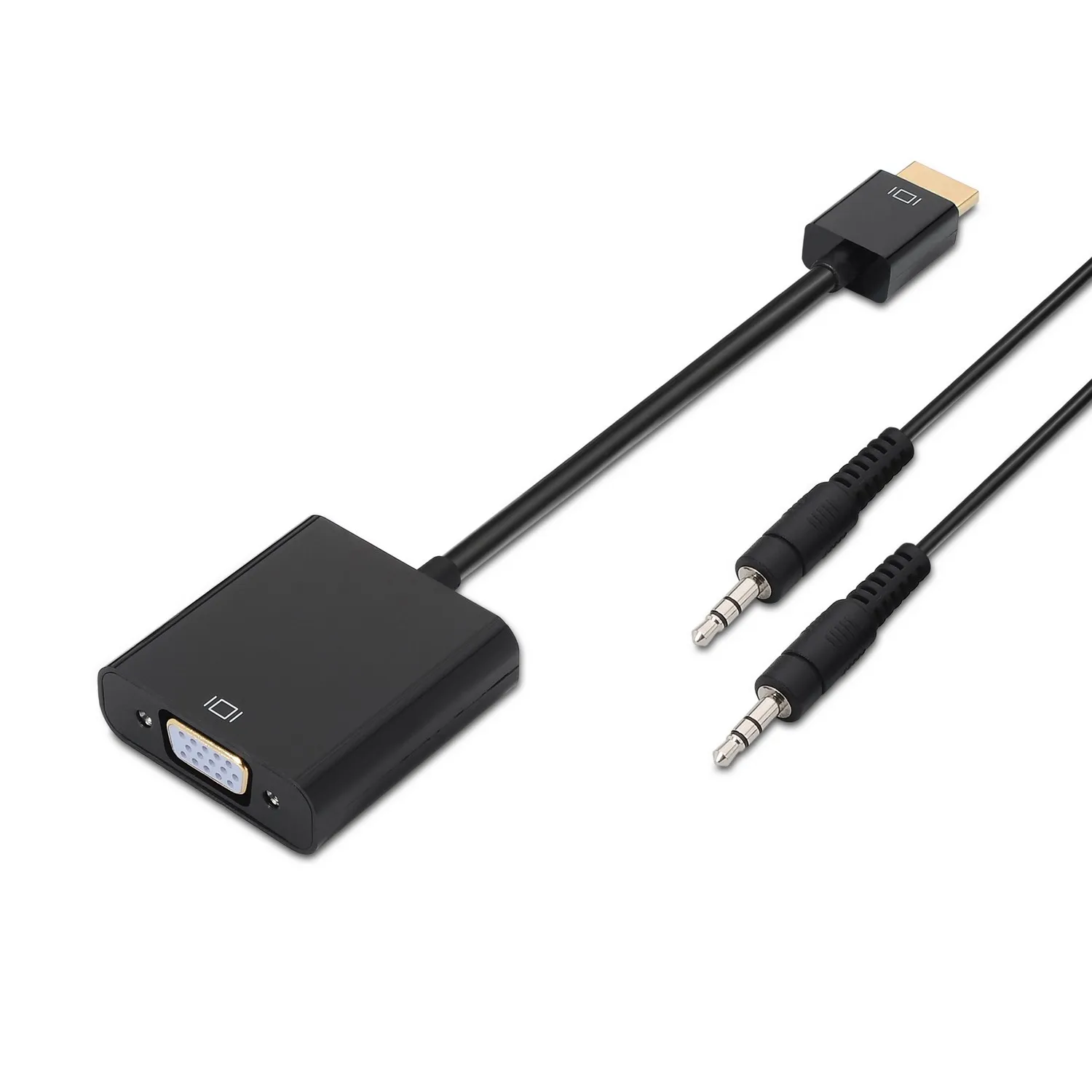 AISENS A122-0126 cavo e adattatore video 01 m Nero - immagine 1