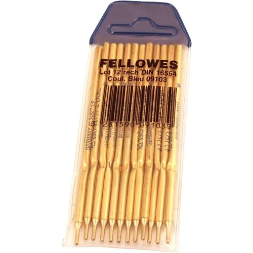Confezione da 12 ricariche per penne a sfera Fellowes con base - Colore blu - immagine 1