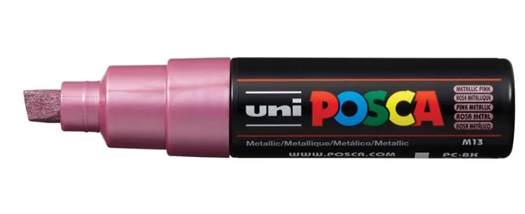 POSCA PC-8K Rosa Metallizzato - immagine 1
