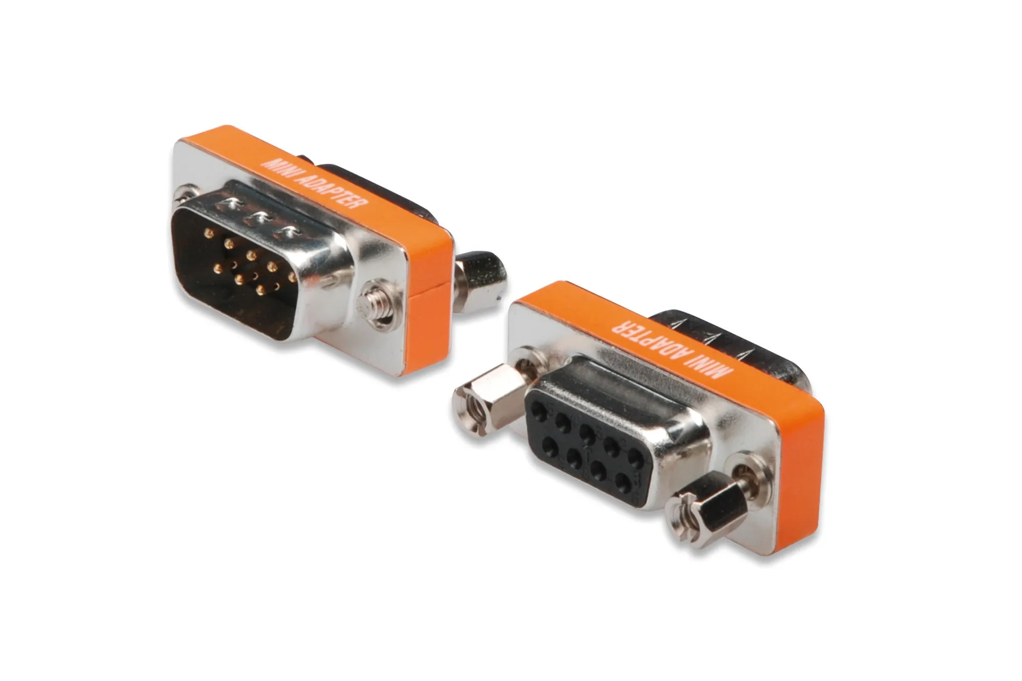 Mini Adattatore Null Modem 9 Poli Maschio/Femmina - immagine 1