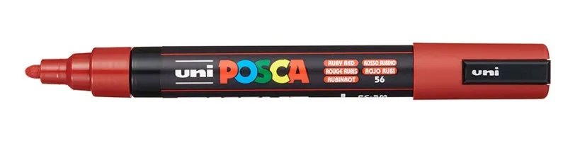 POSCA PC-5M Rosso rubino - immagine 1