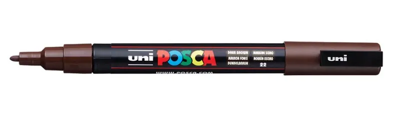 POSCA PC-3M Marrone scuro - immagine 1