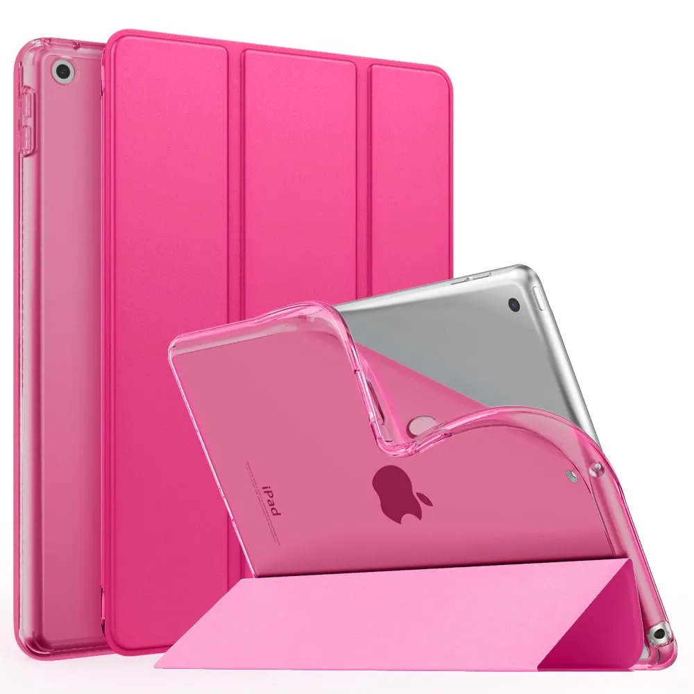 MoKo Cover per iPad 9a/8a/7a Gen 10,2" 2021/2020/2019, Rosa Brillante - immagine 1