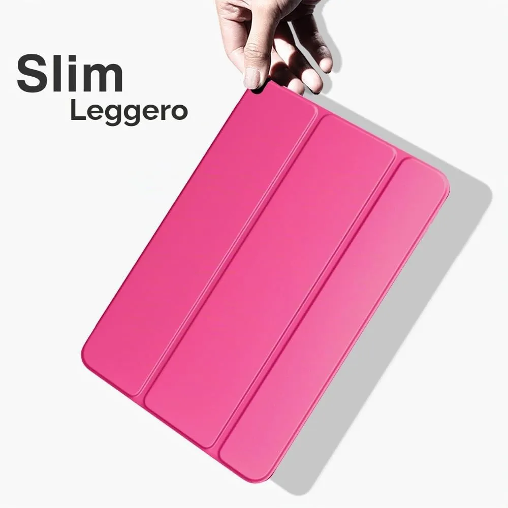 MoKo Cover per iPad 9a/8a/7a Gen 10,2" 2021/2020/2019, Rosa Brillante - immagine 8