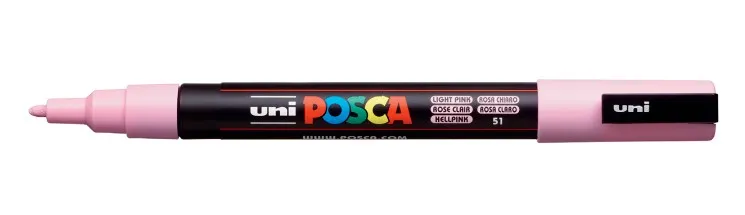 POSCA PC-3M Rosa chiaro - immagine 1