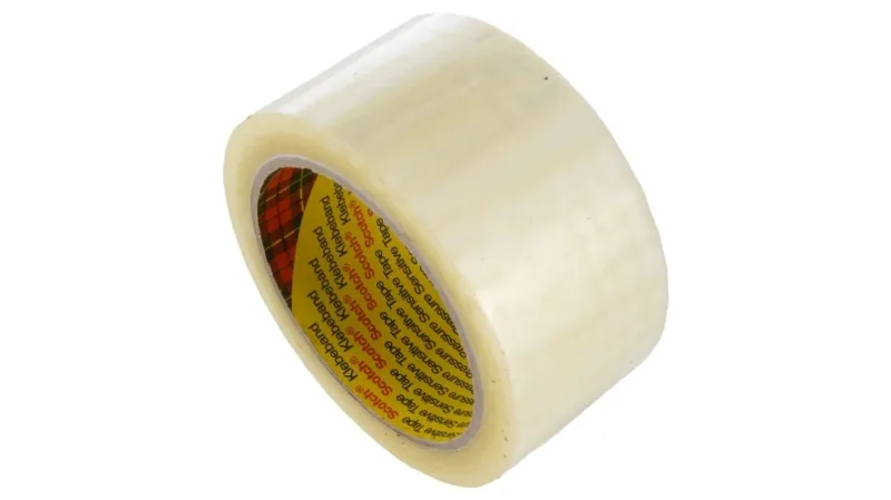Nastro adesivo Scotch 309 per imballaggio 50 mm x 66 m - Silenzioso - Trasparente - immagine 1