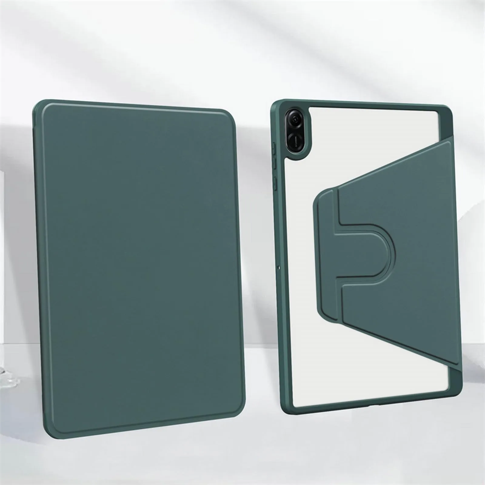 idudao Case Cover per 11" Honor Pad X8a X8b, 360 Multi angolo Rotazione Custodia Copertura protettiva per 11 Pollici X8a(2024) X8b(2026) Tablet, verde scuro - immagine 5