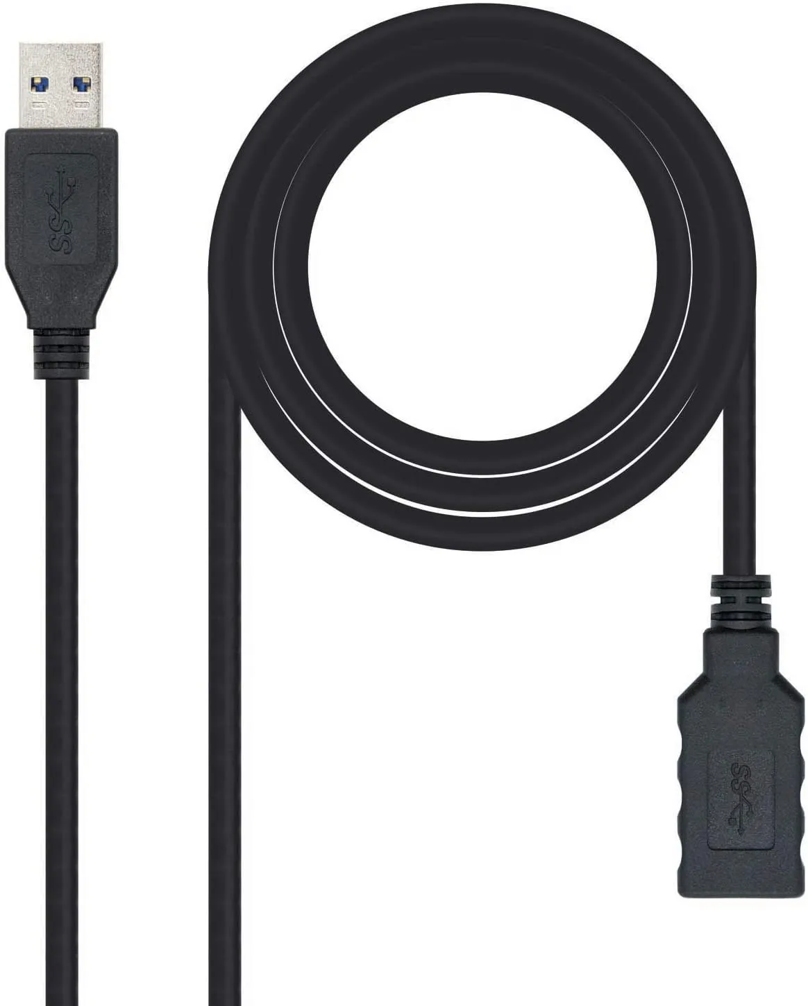 Cavo nanocavo da USB-A 3.0 maschio a USB-A femmina 2 m - immagine 1