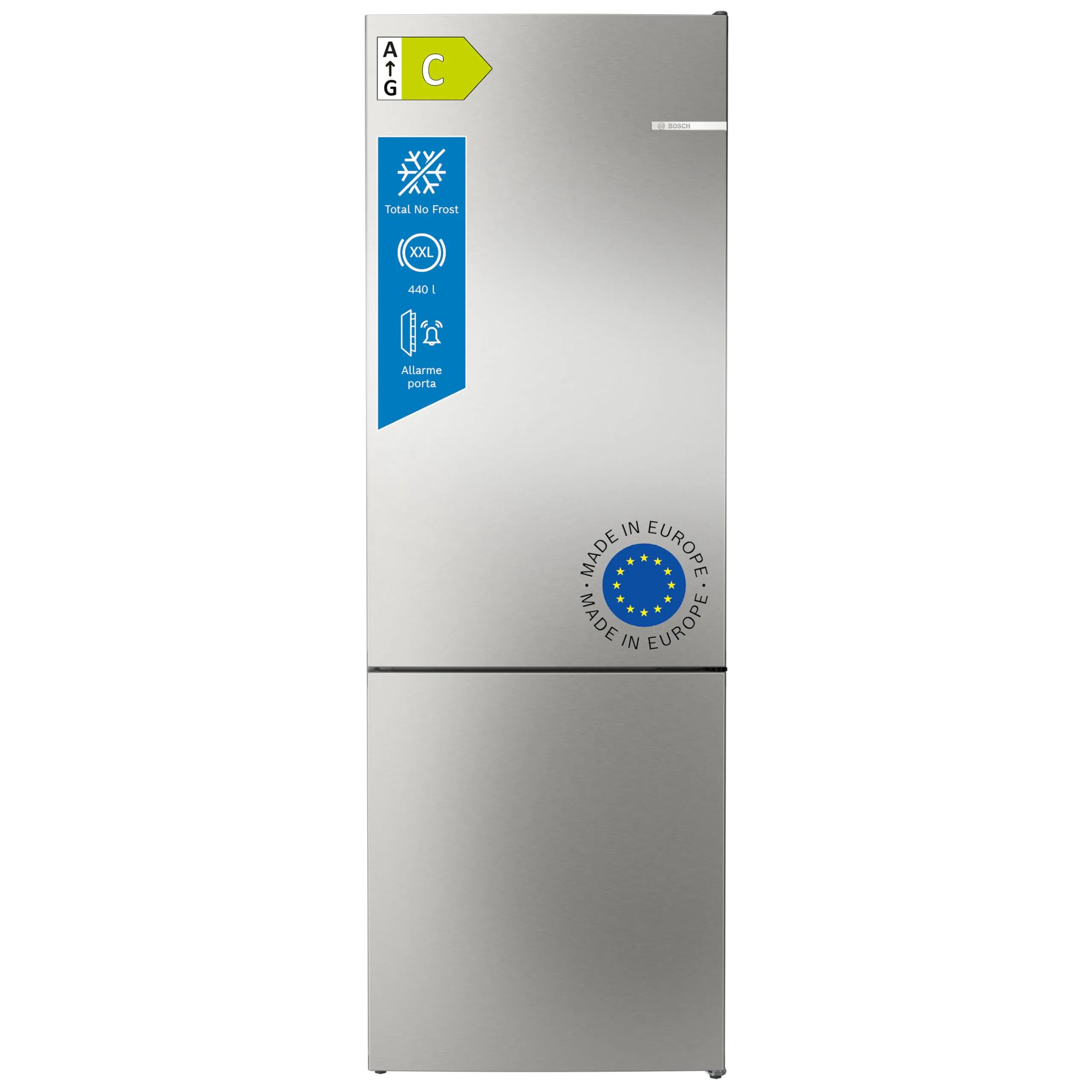 Bosch KGN494ICF Serie 6 Frigorifero Total NoFrost 203x70cm Acciaio - immagine 1