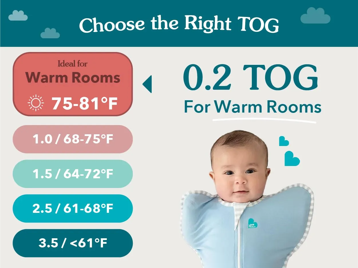 Love To Dream Swaddle UP, taglia piccola 3,5–6 kg - Oliva | Vestibilità aderente, favorisce un sonno sano | 0,2 Tog per primavera ed estate (24–27°C) | Cotone e doppia cerniera - immagine 8