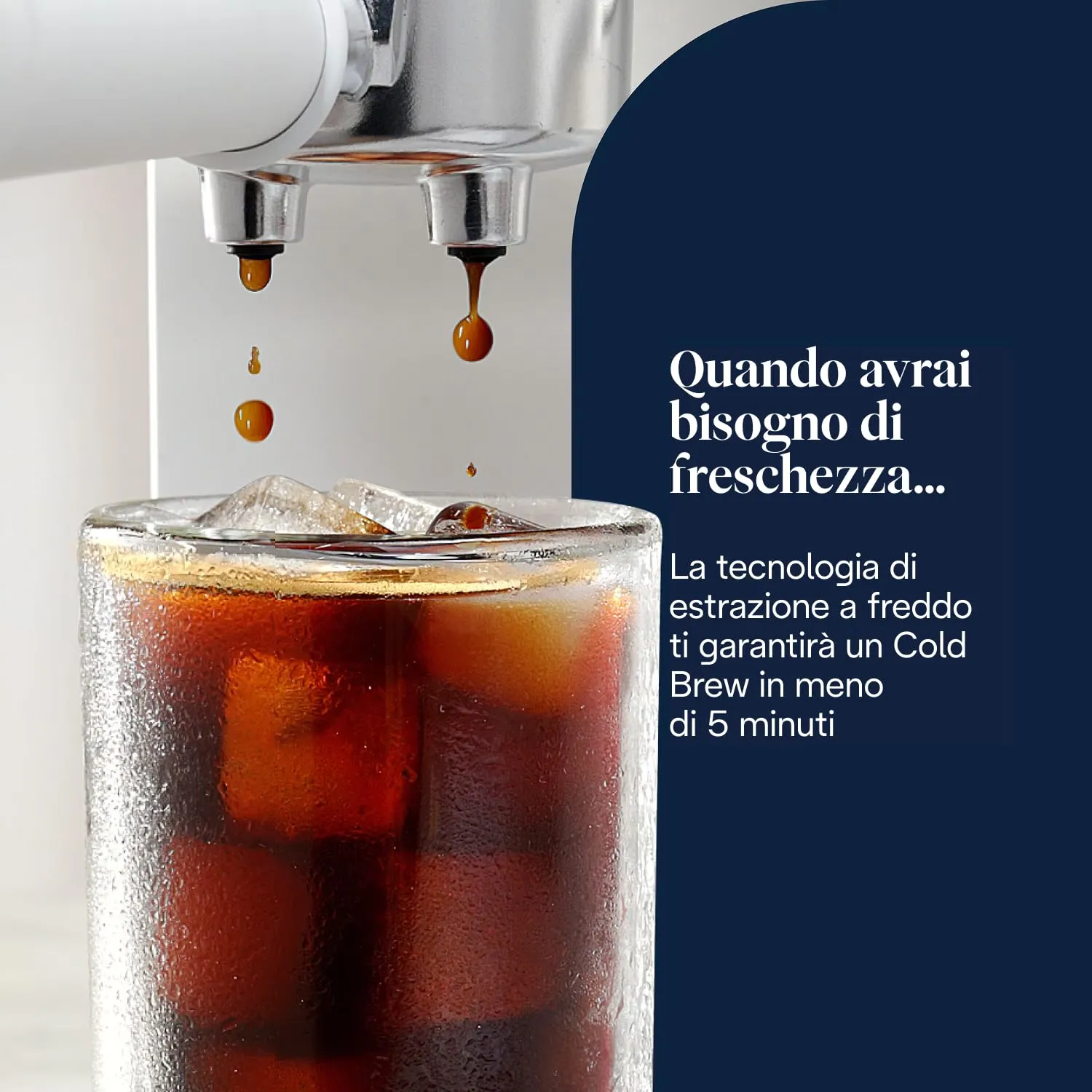 De'Longhi Dedica Duo EC890.WI Macchina Manuale per Caffè Espresso, Cappuccino e Cold Brew, Barista, Dotata di Lancia Vapore per My LatteArt, Display Touch,Larga 15cm, Serbatoio Estraibile 1,1L, Bianca - immagine 5