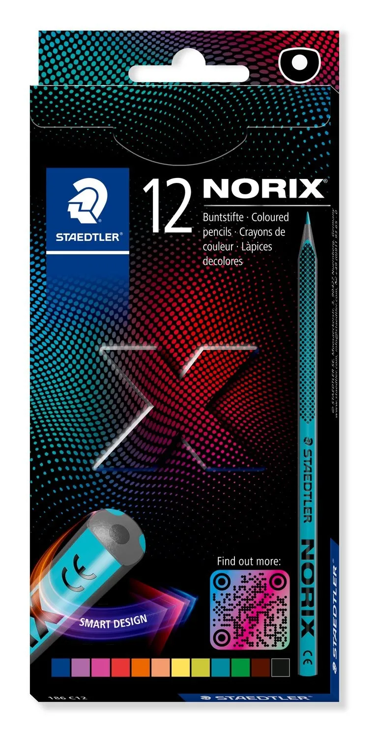 Staedtler 186 C12 pastello colorato Colori assortiti 12 pz - immagine 1