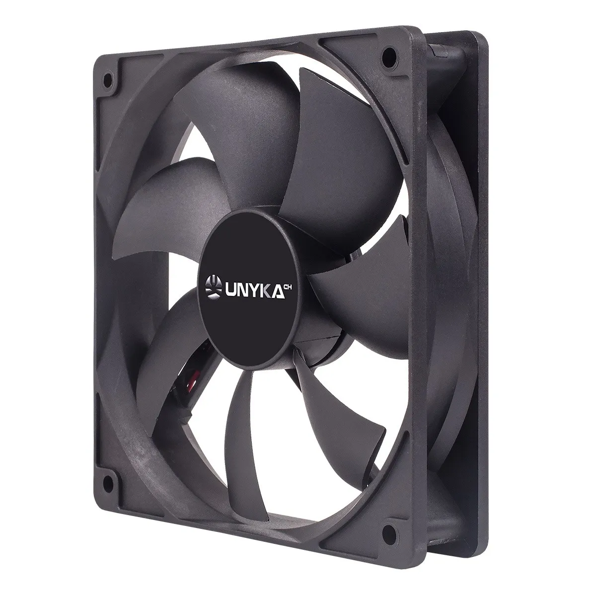 UNYKAch 51800 sistema di raffreddamento per computer Case per computer Ventilatore 12 cm Nero - immagine 1