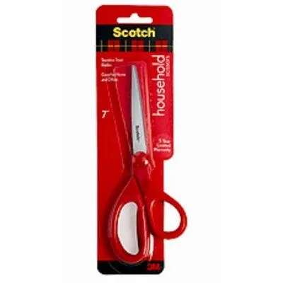 Scotch 1407 forbici da cancelleria Universale Taglio a zig zag Rosso Acciaio inox - immagine 1