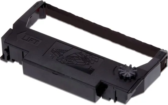 ORIGINALE Epson Nastro colorato nero / Rosso C43S015376 ERC-38 BR - immagine 1