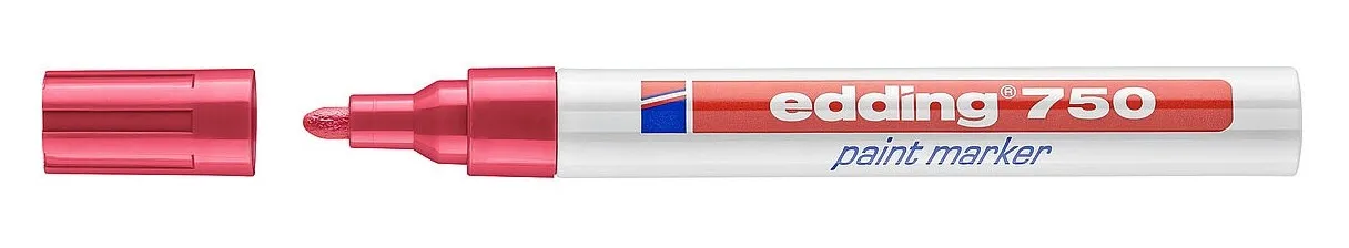 Edding 750 Rosso 10 pz - immagine 1