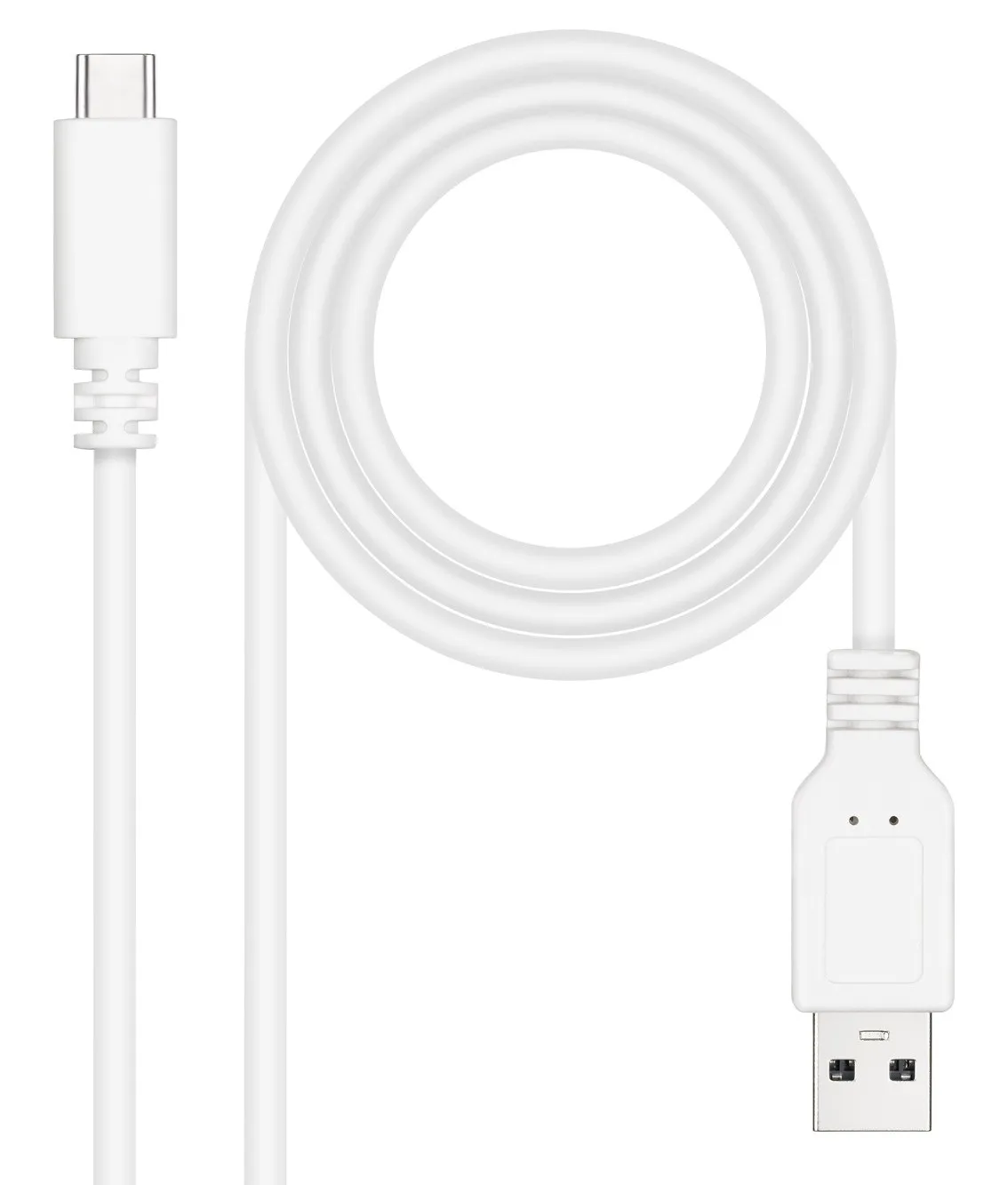 Nanocable 10.01.2102-W cavo USB USB 2.0 2 m USB C USB A Bianco - immagine 1